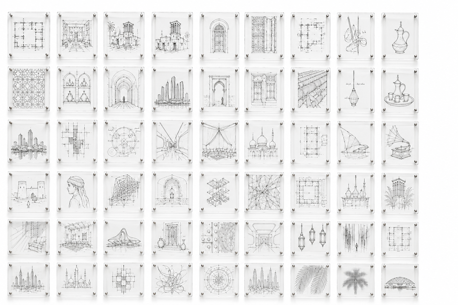 The living archive of glass sheets